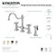 Kingston Brass KS3795AXBS Restoration Bridge Kitchen Faucet W/ Brass Sprayer, Bronze KS3795AXBS - alternate 2